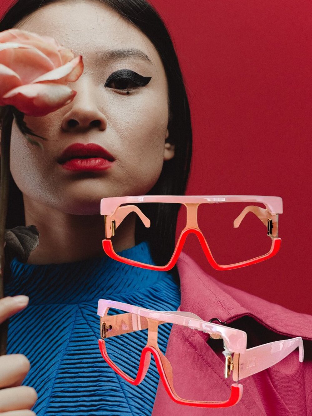 Oversize Square Fashion Gradient Sunnies Fresh For Summer!
